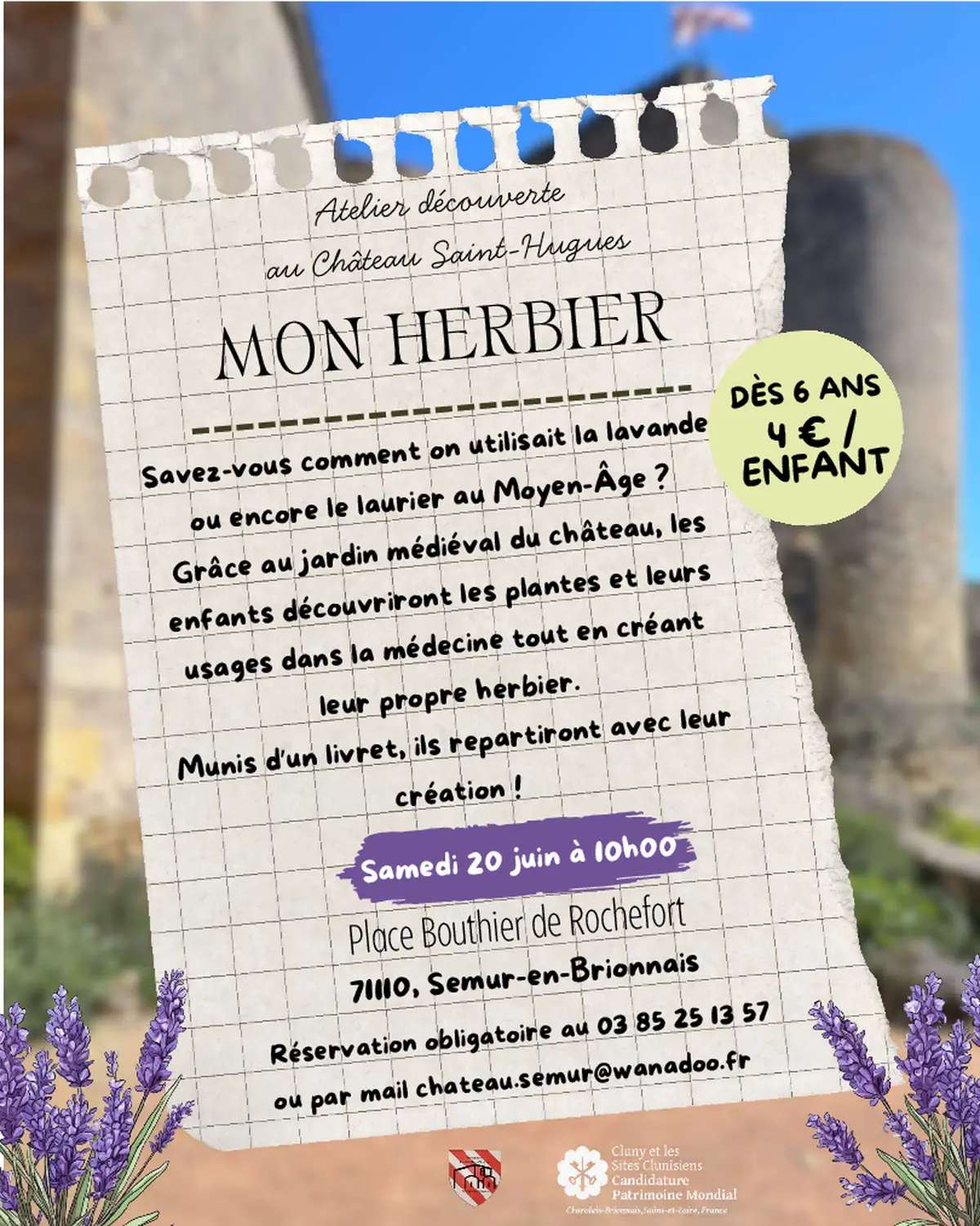 Atelier découverte Mon herbier