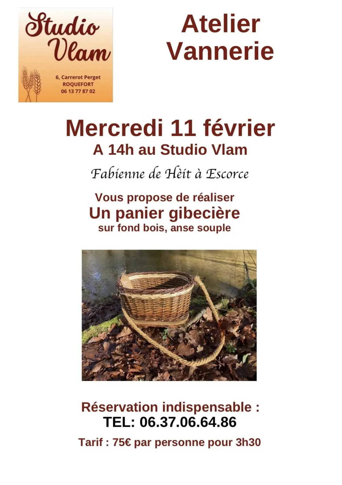 Atelier découverte : vannerie