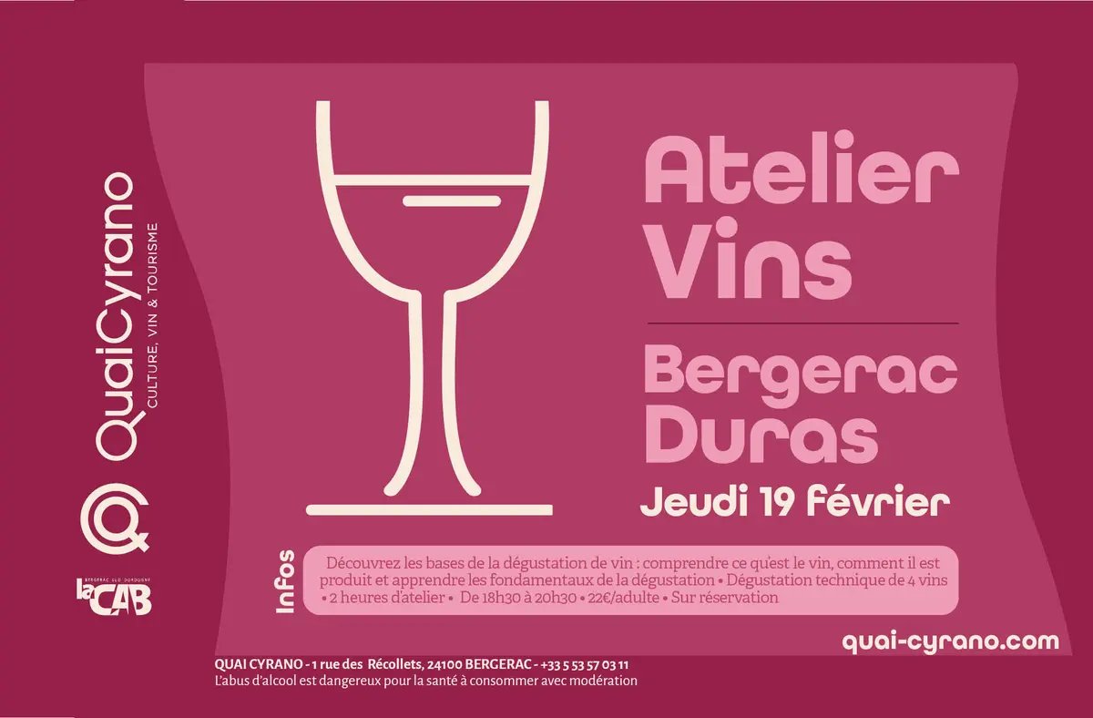 Atelier découverte | Vins Bergerac & Duras