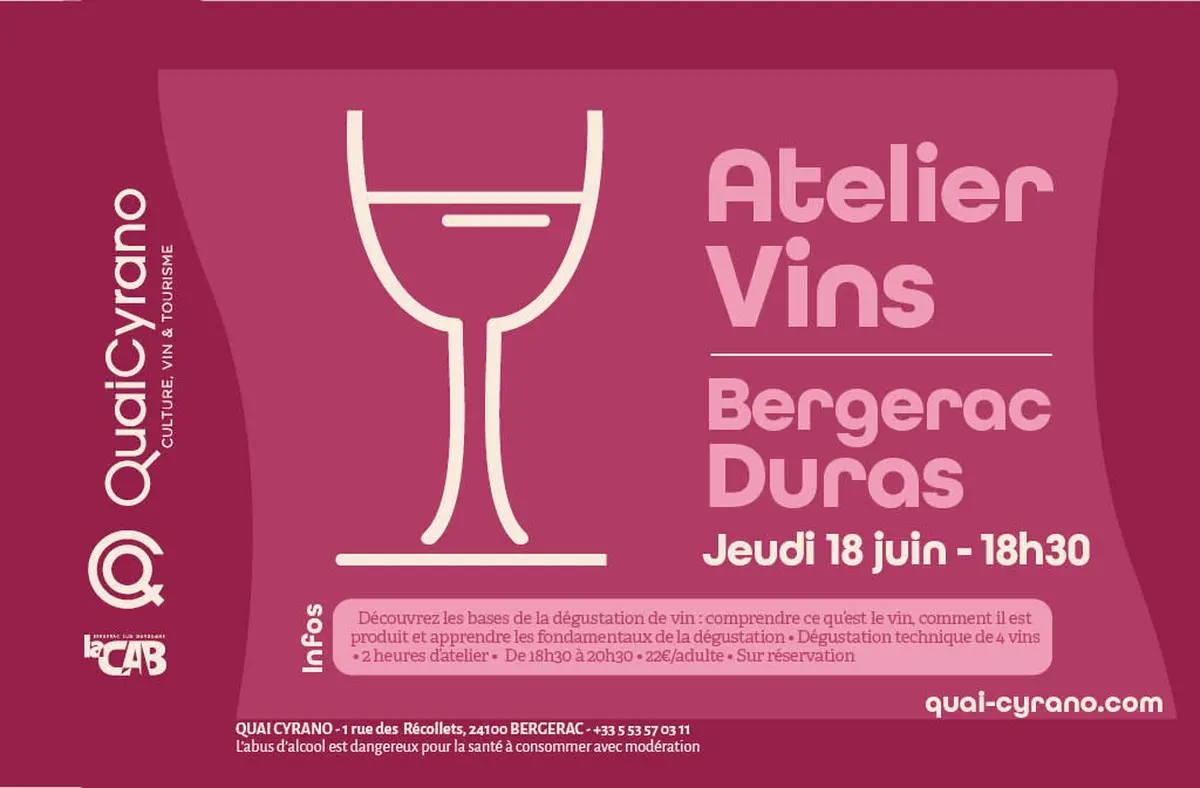 Atelier découverte | Vins Bergerac & Duras
