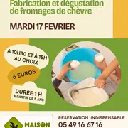 Atelier Découvrez la fabrication des fromages de chèvre et dégustez-les !