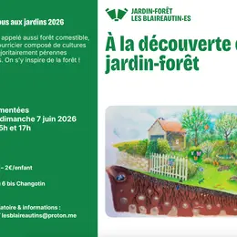 Atelier des sols vivants et visites commentées des Blaireautins