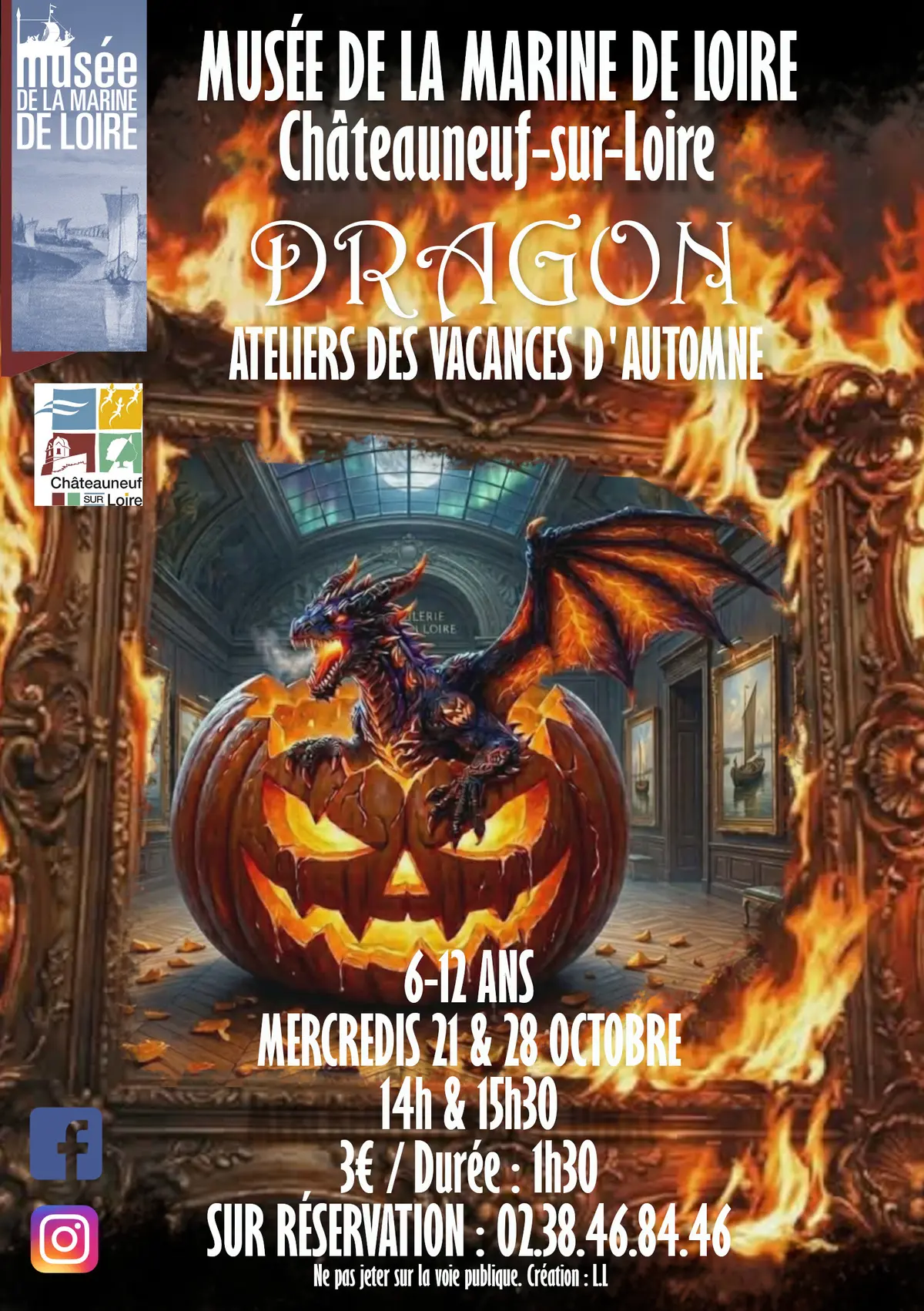 Atelier des vacances d'automne : Dragons!