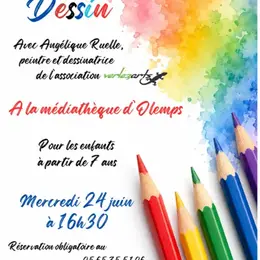 Atelier Dessin à la médiathèque