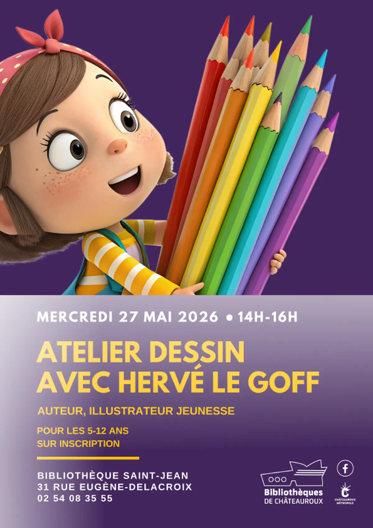 Atelier Dessin avec Hervé Le Goff