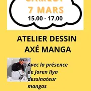 Atelier dessin avec Joren Ilya à La Foye-Monjault