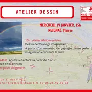 Atelier dessin avec la micro folie