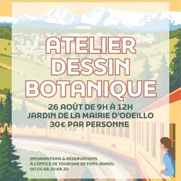 Atelier Dessin Botanique - Mercredi 26 Août