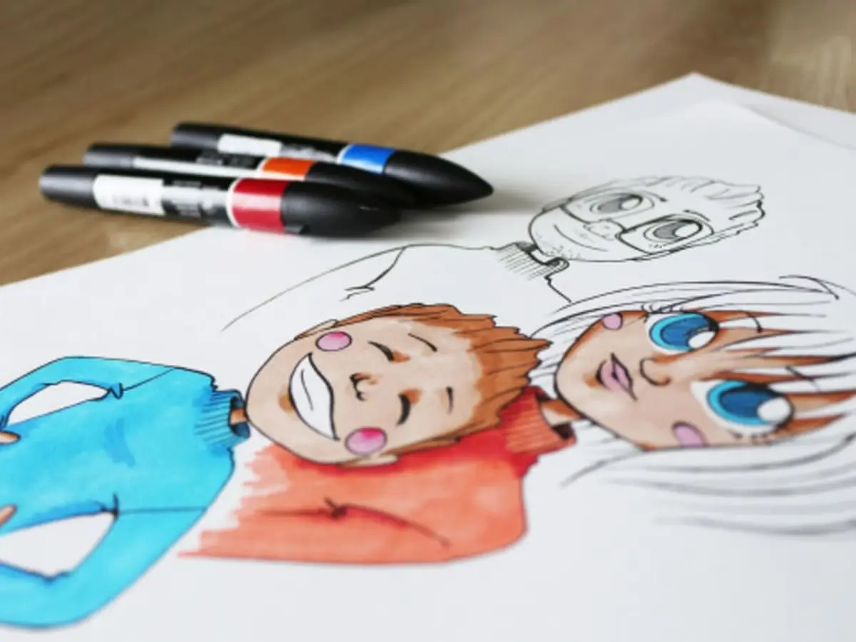 Atelier dessin caricature manga kawaii à St Ouën-des-toits (53)