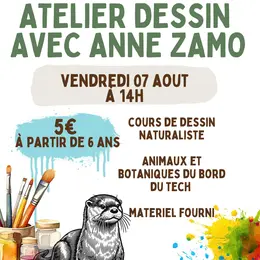 Atelier Dessin Naturaliste Avec L’artiste Anne Zamo
