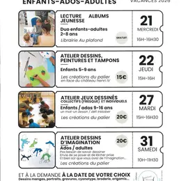 Atelier dessins d'imagination