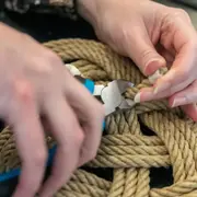 Atelier dessous de plat en nœud marin à La Rochelle (17)