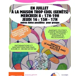 Atelier détente créative griffonnage - dessin méditatif
