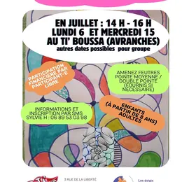 Atelier détente créative griffonnage - dessin méditatif