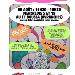 Atelier détente créative griffonnage - dessin méditatif