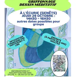 Atelier détente créative griffonnage - dessin méditatif