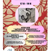Atelier détente créative griffonnage - zentangle