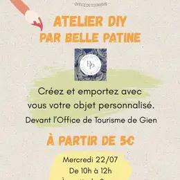 Atelier DIY avec Belle Patine