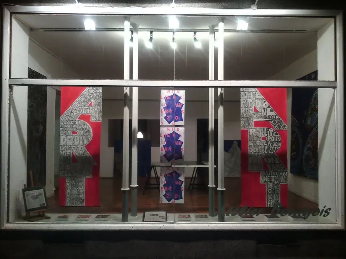 La vitrine de l\'Atelier Bourgois à Mulhouse