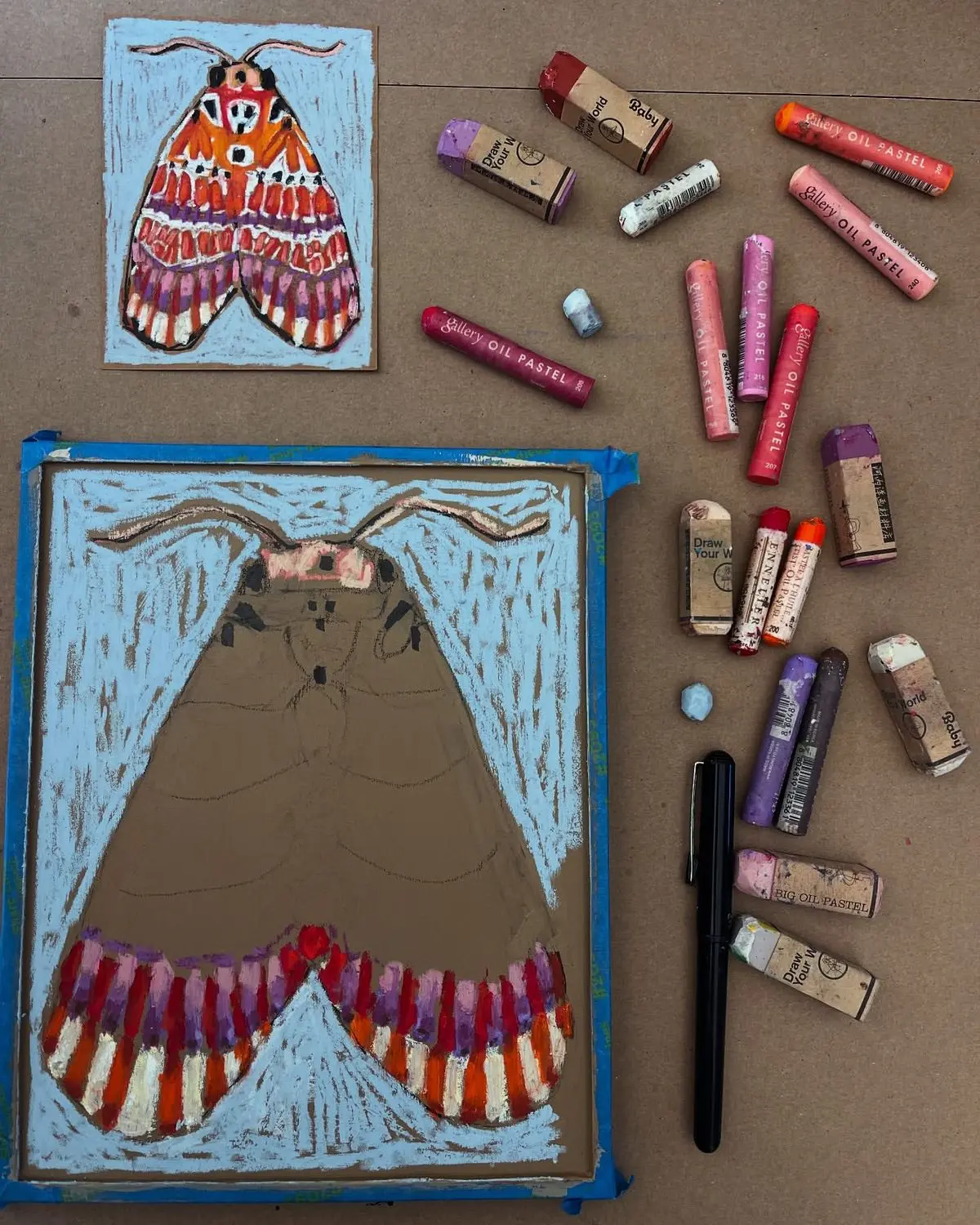 Atelier du samedi - Jolis insectes à la craie grasse
