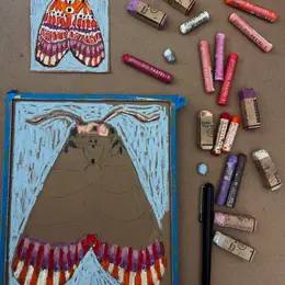 Atelier du samedi - Jolis insectes à la craie grasse