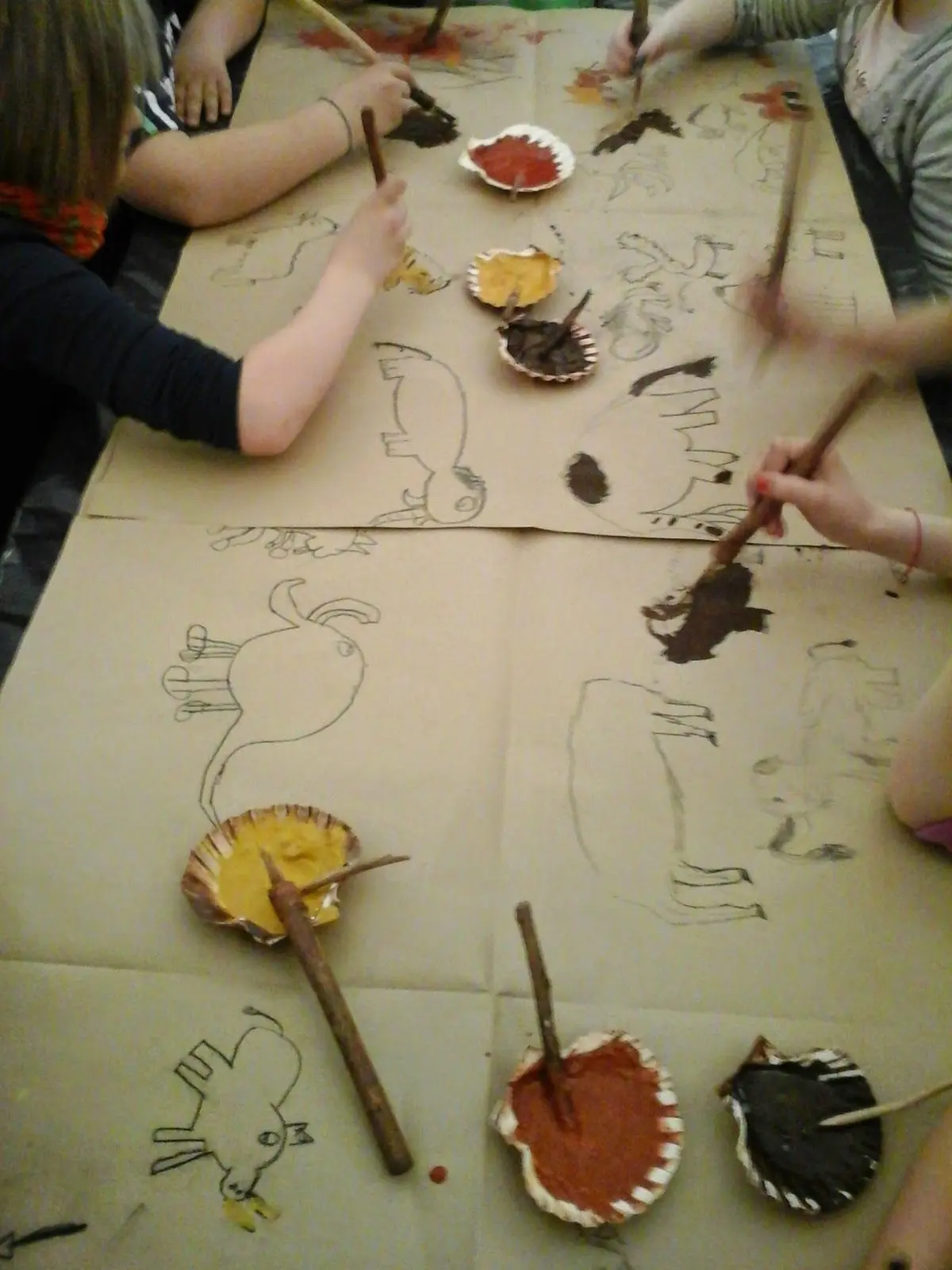 Atelier du samedi - Peinture à la terre et aux épices façon rupestre