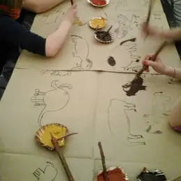 Atelier du samedi - Peinture à la terre et aux épices façon rupestre