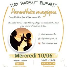 Atelier DUO Parent - Enfant de Kinésiologie Ludique® (Epoisses)
