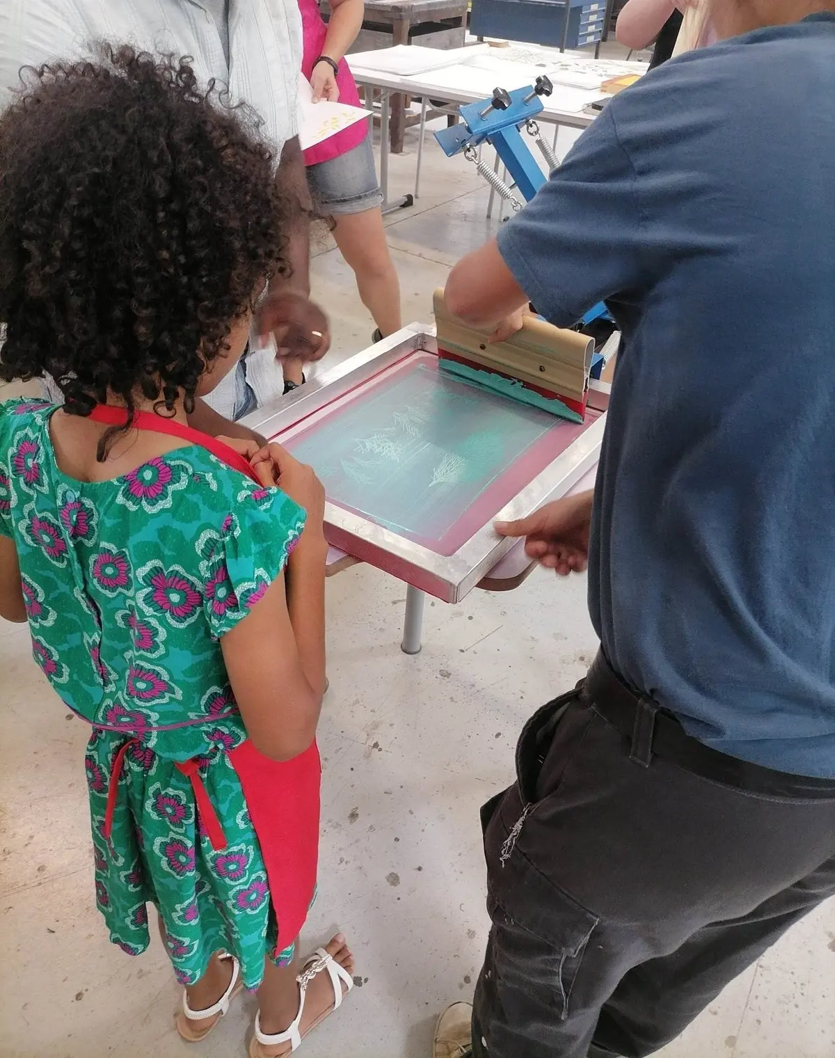 Atelier-école | Sérigraphie sur papier Tête d'affiches