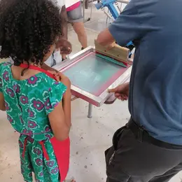 Atelier-école | Sérigraphie sur papier Tête d'affiches