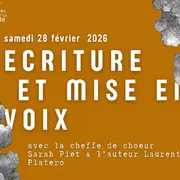 Atelier écriture et mise en voix avec Sarah Piet et Laurent Platero