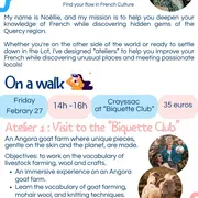 Atelier en balade my french flow au Biquette Club