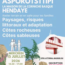 Atelier en famille - Paysages, risques littoraux et adaptation