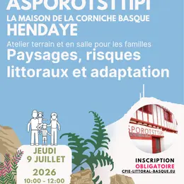 Atelier en familles - Paysages, risques littoraux et adaptation