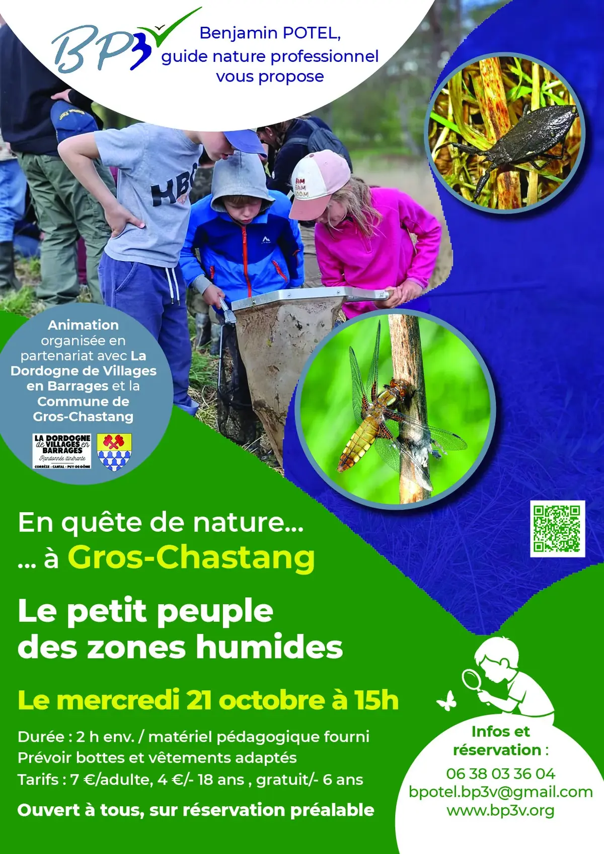 Atelier - En quête de Nature : Le petit peuple des zones humides