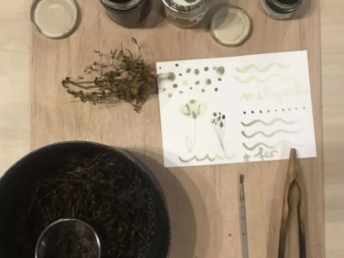 Atelier encres végétales et papeterie près de Rennes (35)