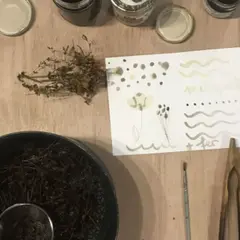 Atelier encres végétales et papeterie près de Rennes (35)