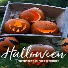 Atelier enfant citrouille d'Halloween chez Truffaut Creil (60)