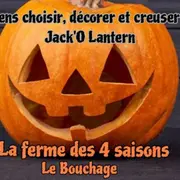 Atelier enfant citrouille Halloween à la ferme des 4 saisons 38