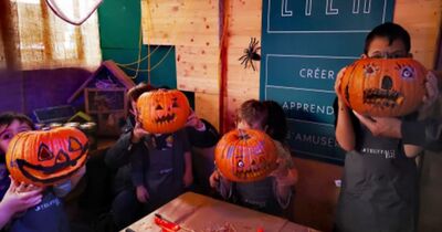 Atelier enfant citrouille Halloween chez Truffaut Blois (41)
