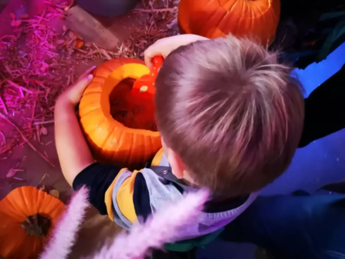 Atelier enfant citrouille Halloween chez Truffaut Cholet (49)