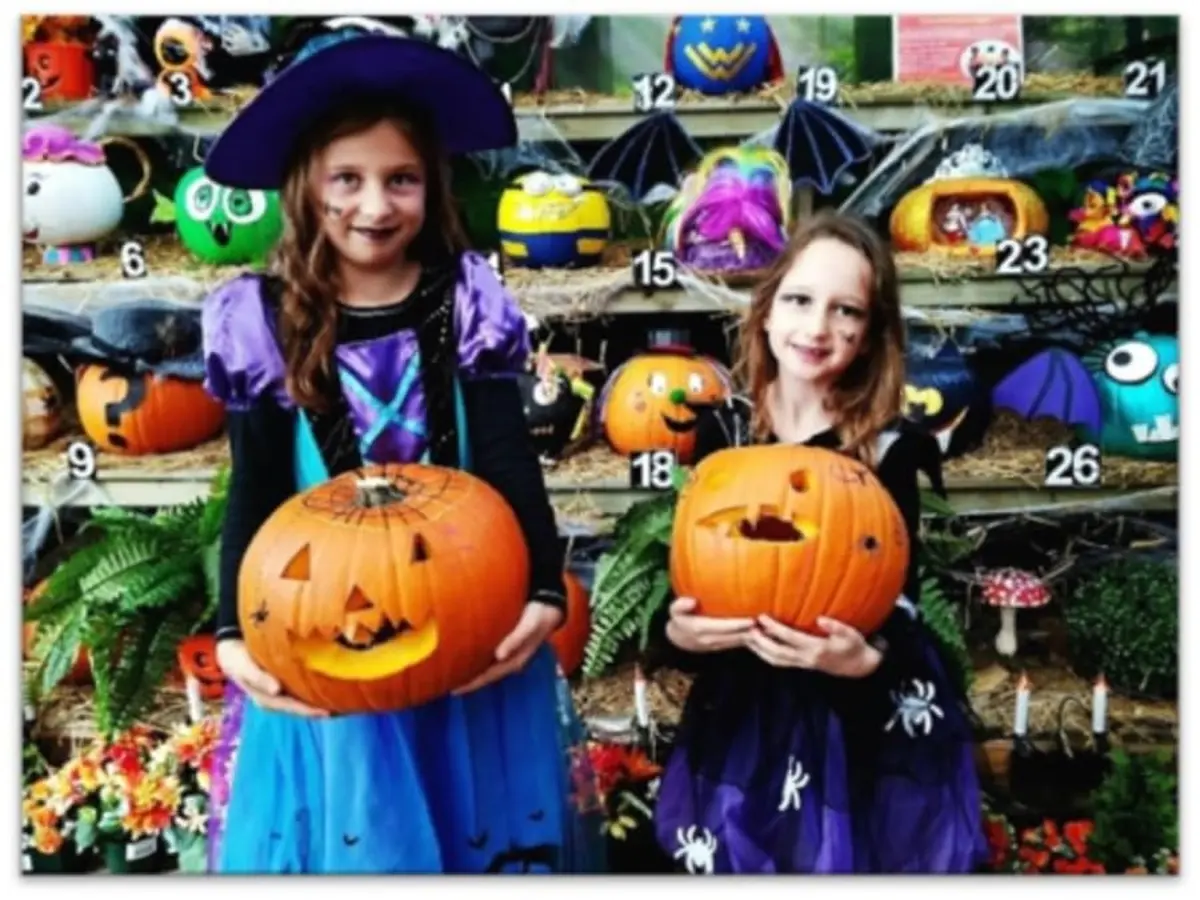 Atelier enfant citrouille Halloween chez Truffaut Poitiers (86)