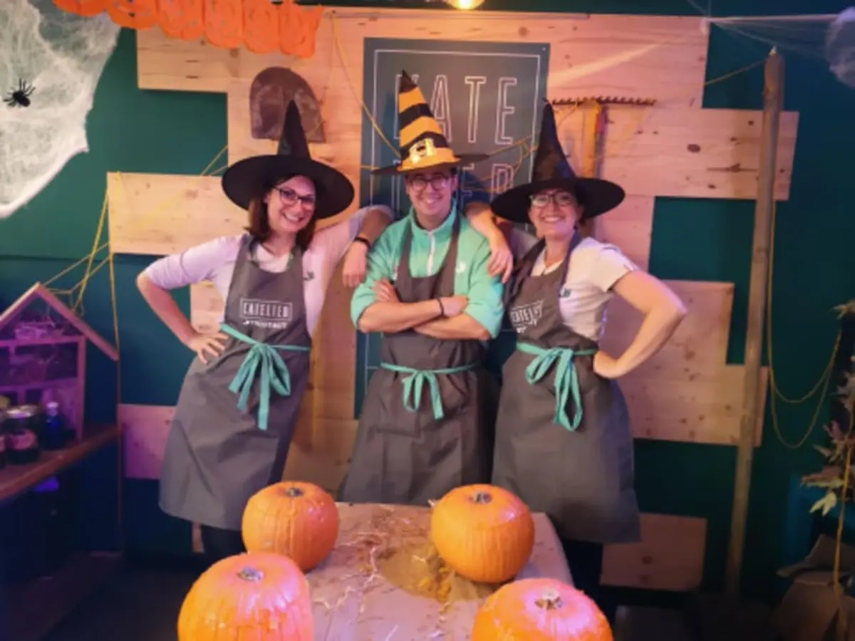 Atelier enfant citrouille Halloween chez Truffaut Grigny (91)