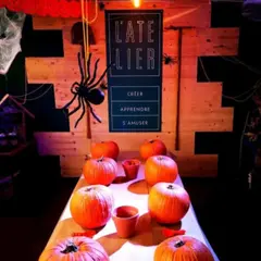 Atelier enfant citrouille Halloween chez Truffaut Orvault (44)