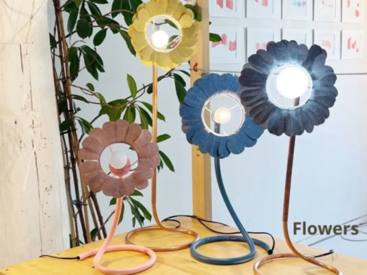 Atelier enfant création d'une lampe fleur à Paris 6ème