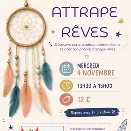 Atelier Enfant - Crée ton attrape-rêves !