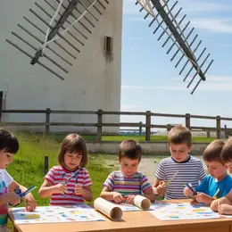 Atelier Enfant : fabrication de moulin