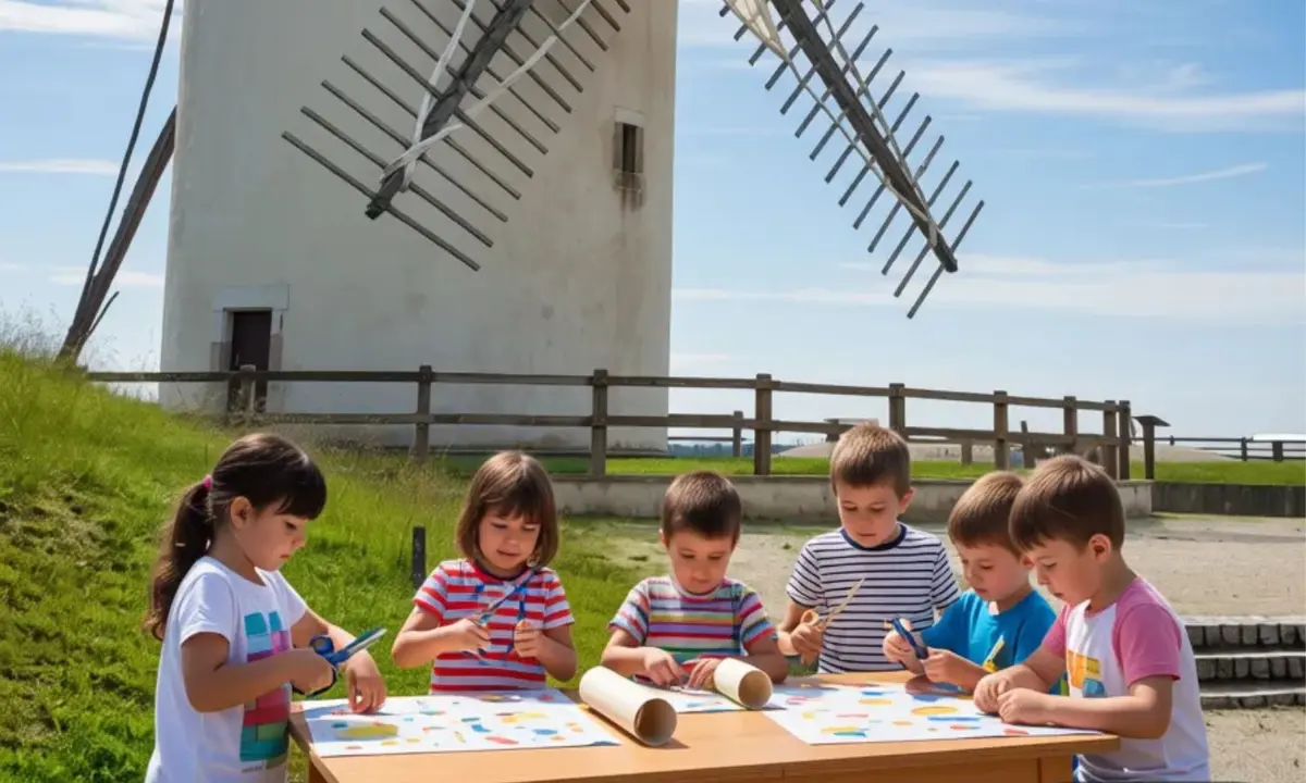 Atelier enfant - fabrication de moulin
