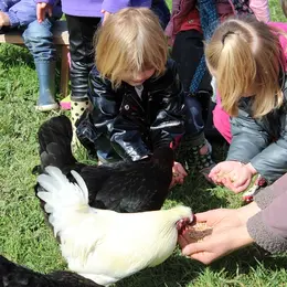 Atelier enfant - Mes 1ères bottes - Nourrissage des animaux de la ferme