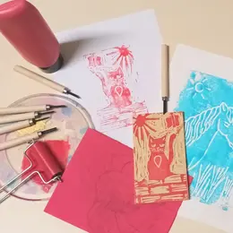 Atelier enfant Paysage - gravure